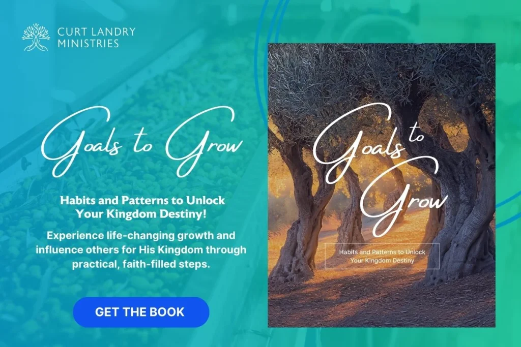 An ad to purchase a workbook that helps you develop habits and patterns to align your life with God’s purposes.
