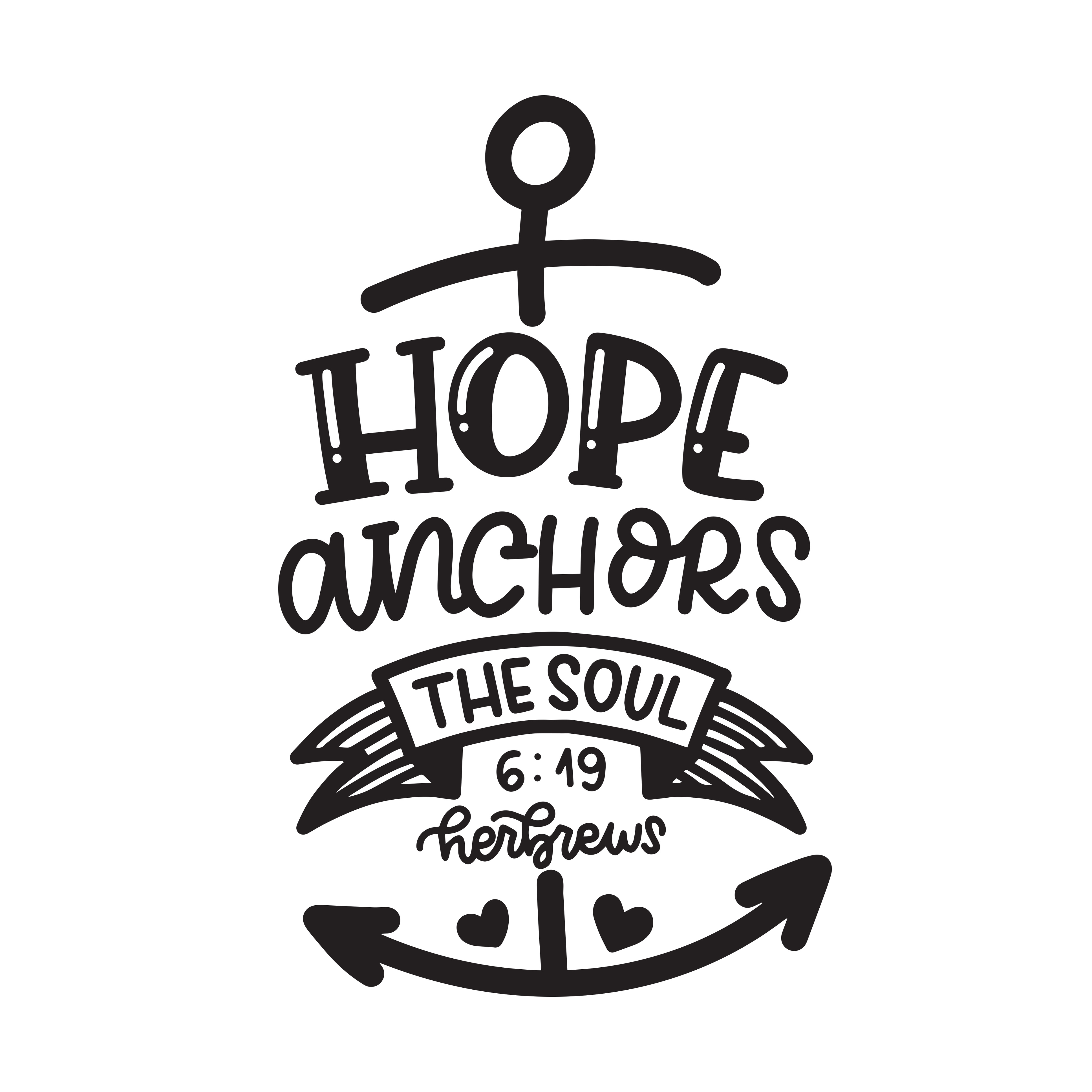 6:19 Hebrews scripture hope anchors the soul. 