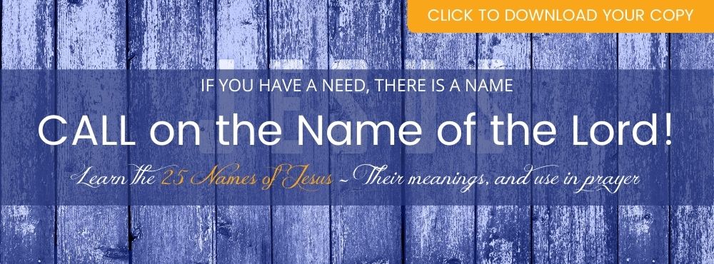 Click here to get a copy of Call on the Name of the Lord! 25 Names of Jesus