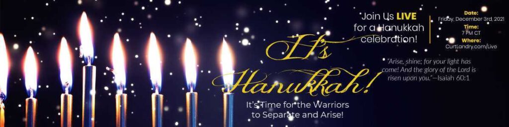 Join us for our Hanukkah Live stream on December 3rd, 2021!