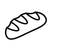 Bread loaf icon