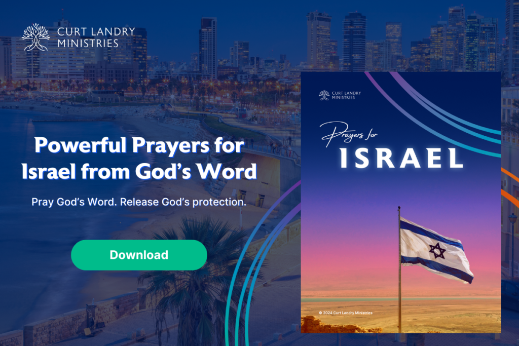 An ad to get a free resource, prayers for Israel from God’s Word. Click to learn more.
